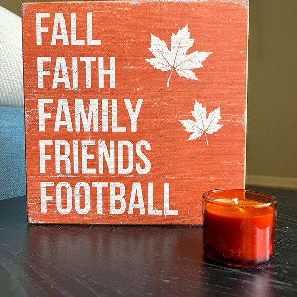 Rustic Fall/Thanksgiving Decor Wooden Box Sign - Picture 2 of 13